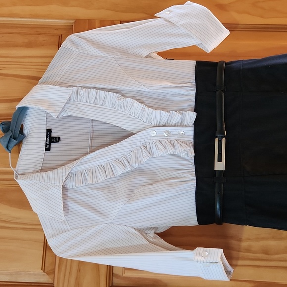 Le Château • Pinstripe dress | S - Picture 1 of 16